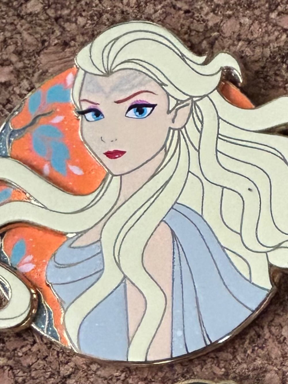Crossover LOTR Elsa fantasy pin